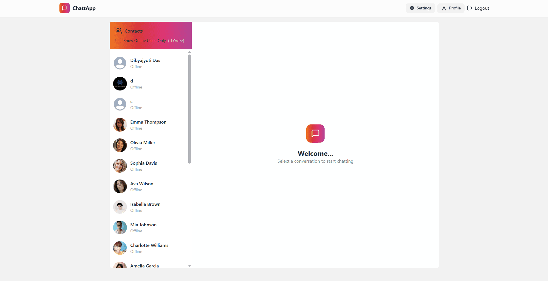 Real-Time Chat Application